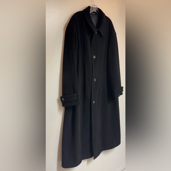 Hugo Boss Virgin Wool Long Trench Coat - Picture 4 of 13